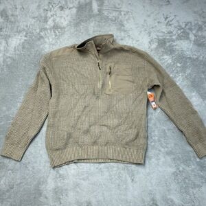 Bass Outdoor Men's XL Mixed Sweater Kelp Cotton e0512